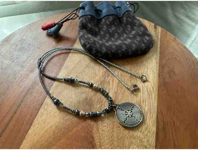 Chartres Labyrinth Necklace | with Keepsake Bag
