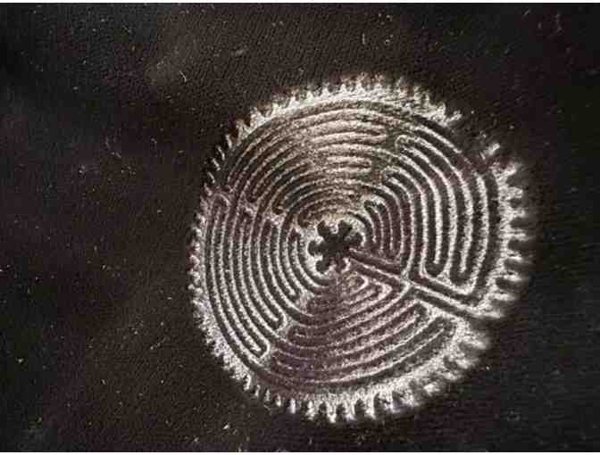 Velvet Black Purse | Multiple Labyrinth Designs