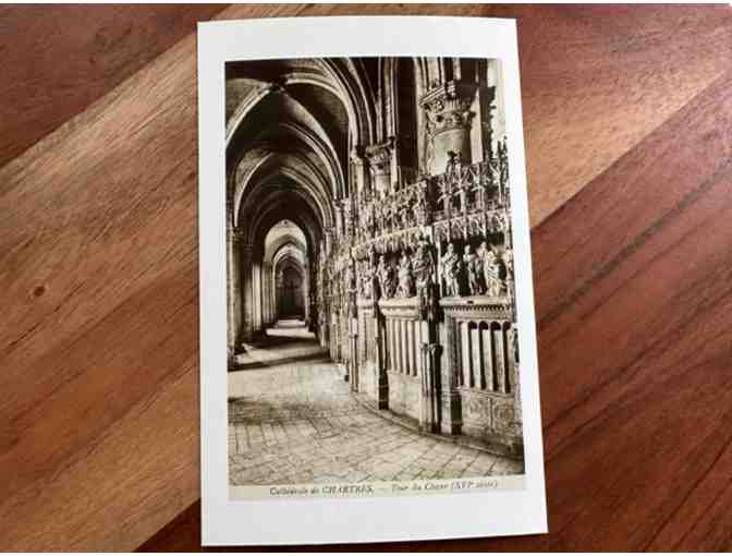 Black & White Chartres Cathedral Postcards | Set of 3