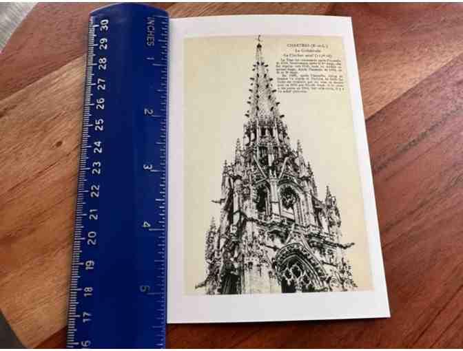 Black & White Chartres Cathedral Postcards | Set of 3