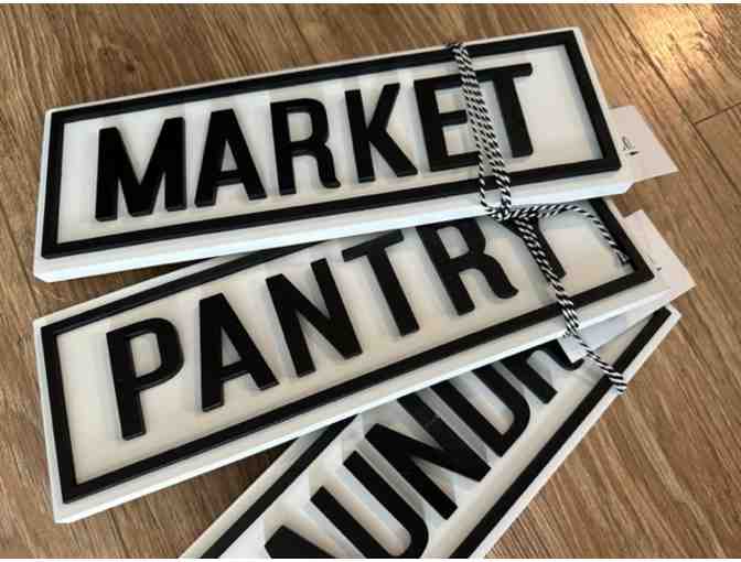 Set of Three Farmhouse Rustic Household Signs