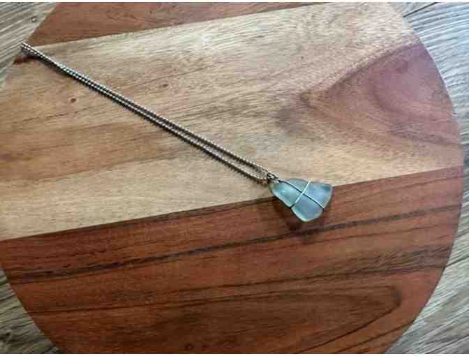 Seaglass Necklace and Book