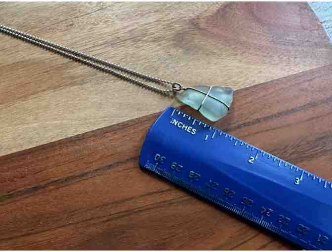 Seaglass Necklace and Book