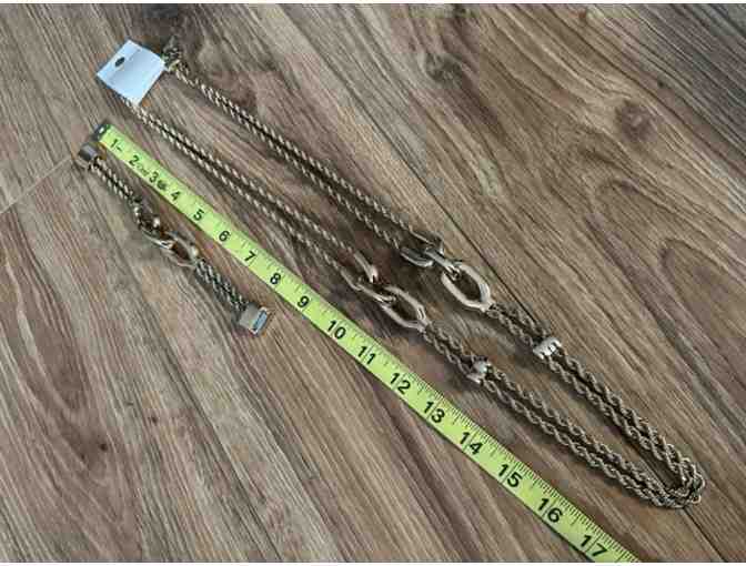 Link Necklace & Bracelet Set