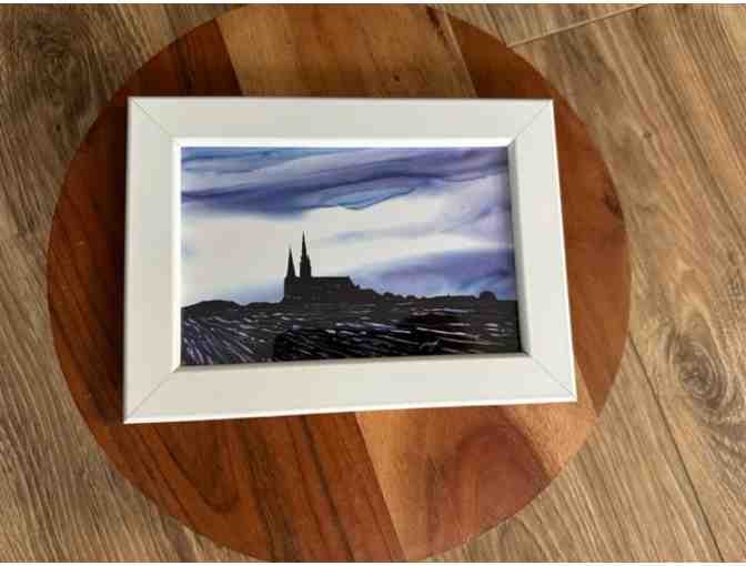 Galerie Magi | Rectangular Framed Chartres Cathedral Art