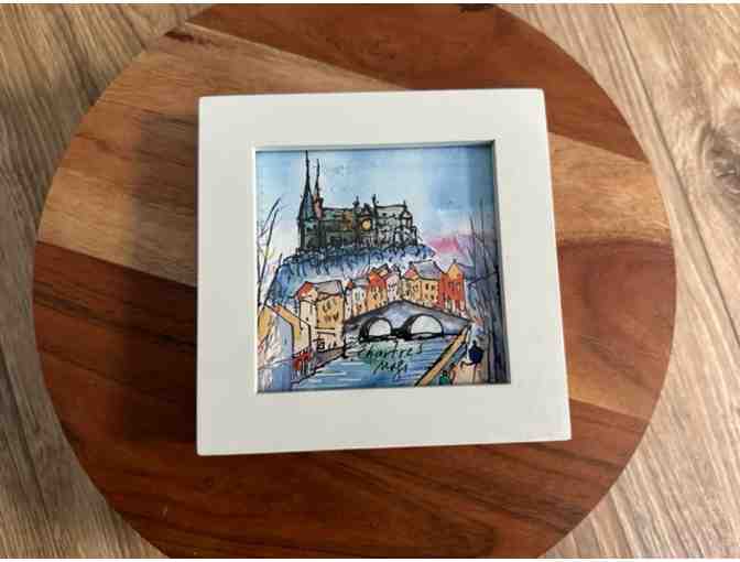 Galerie Magi | Small Square Framed Chartres Art