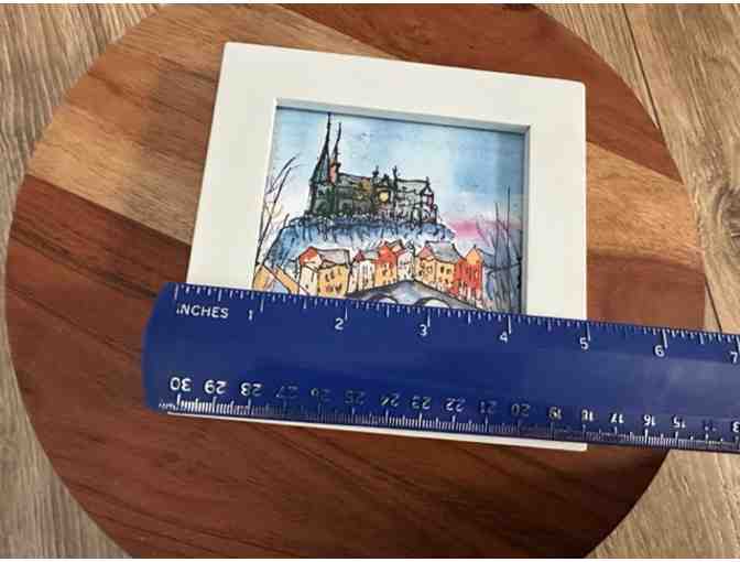 Galerie Magi | Small Square Framed Chartres Art