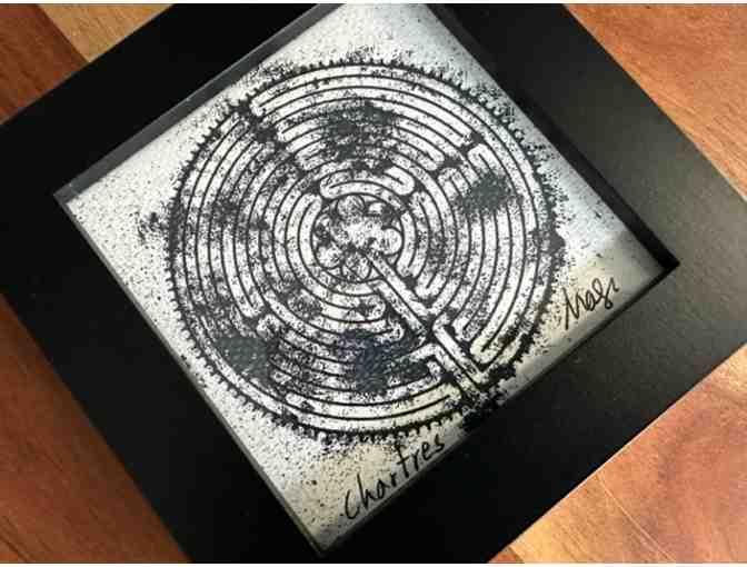Galerie Magi | Small Square Framed Labyrinth Art