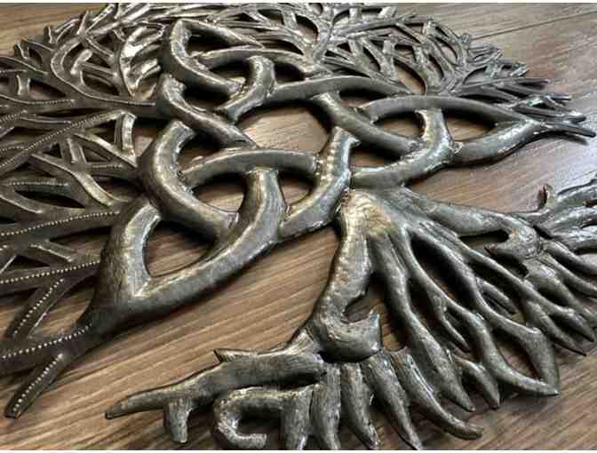Celtic Trinity Knot/Tree of Life| Haitian Metal Wall Art