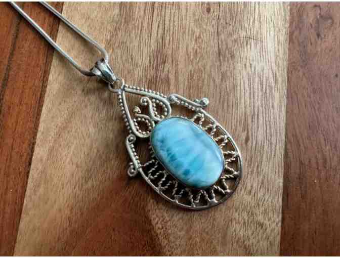 Larimar & Silver | Necklace