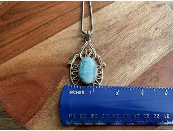 Larimar & Silver | Necklace