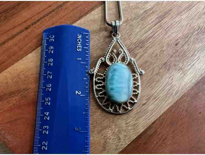 Larimar & Silver | Necklace