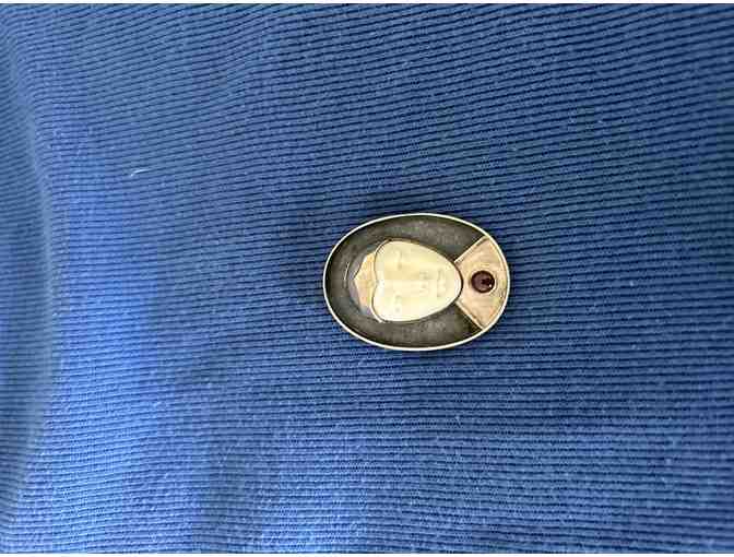 Woman pin and pendant