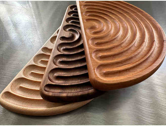 Click Quick (Oct-3): Rainbow Labyrinth Board (Cherry Wood)