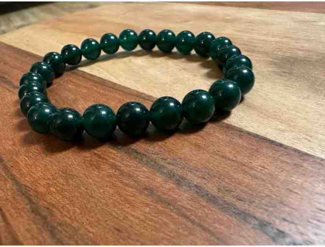Stone Bracelet | Green Jade | Wisdom & Balance