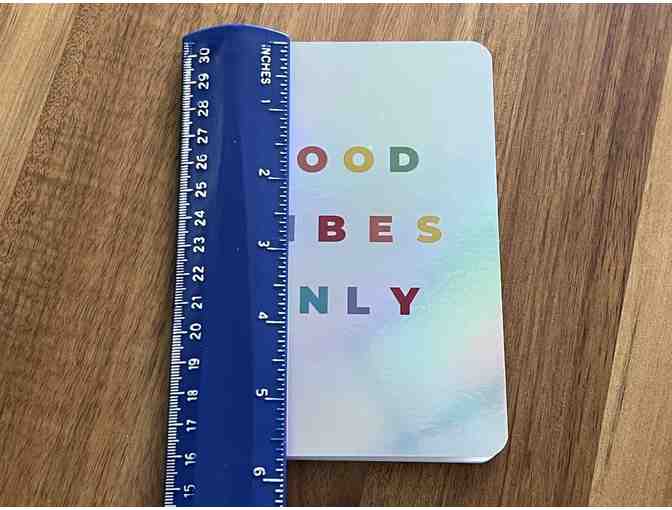 Good Vibes Only Journal (Holographic)