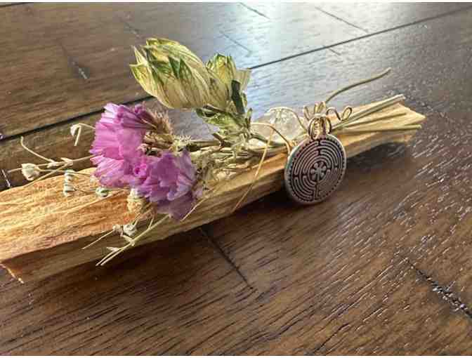 Floral Crystal Wand | Labyrinth Charm