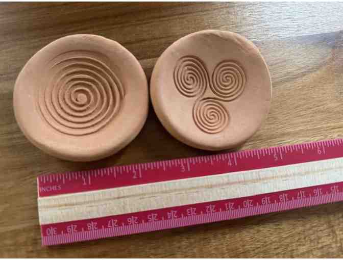 Earthenware Tiny Trinket Dish Set