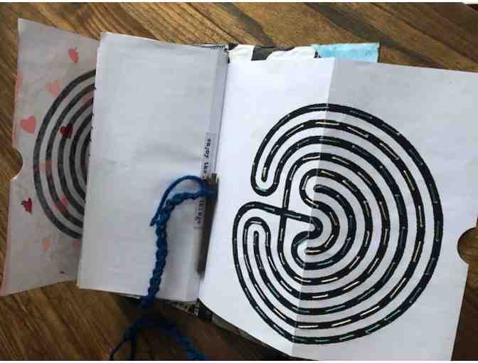 Handmade Finger Labyrinth Travel Junk Journal