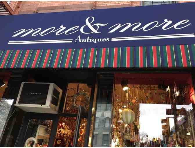 $100 Gift Certificate to More and More Antiques, NYC