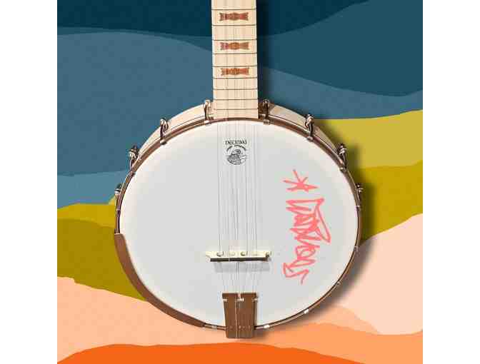 Deering Goodtime Banjo autographed by Scott Avett