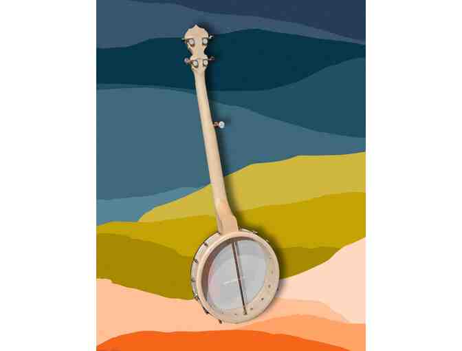Deering Goodtime Banjo autographed by Scott Avett