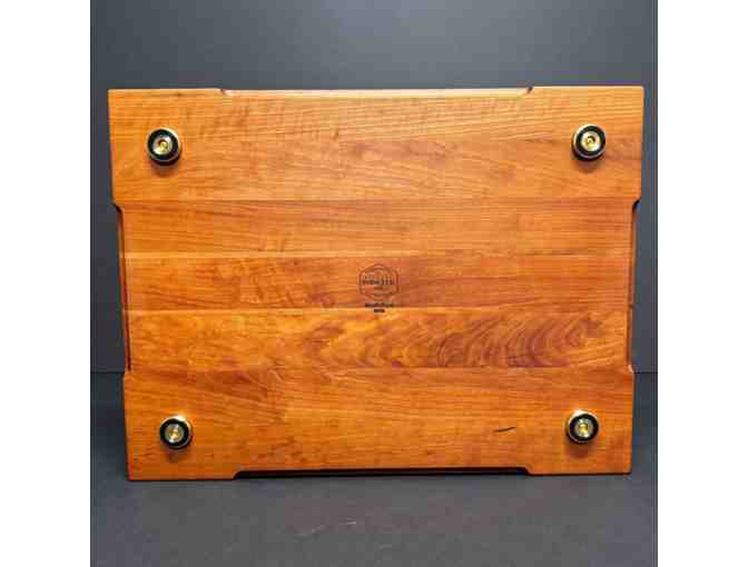Handcrafted Cherry Butcher Block Autographed by Jim Lauderdale