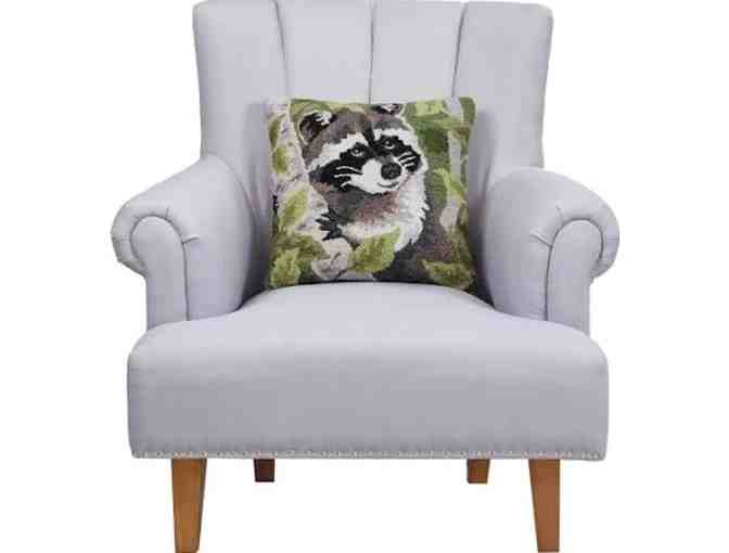 Raccoon In The Trees Decorative Pillow